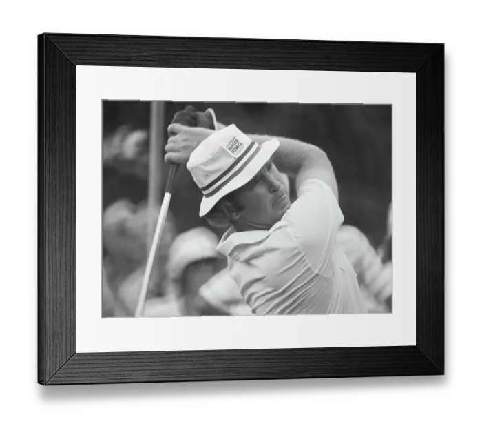 Framed Print : Golfer Tom Jenkins