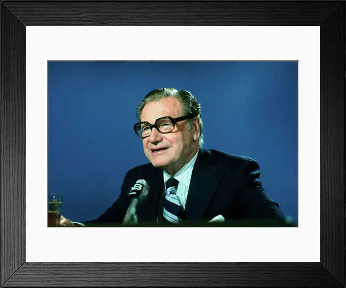 Framed Print : Nelson Rockefeller Speaking Framed Print : Nelson Rockefeller Speaking