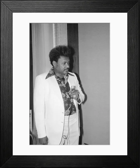 Framed Print : Portrait of Don King Framed Print : Portrait of Don King
