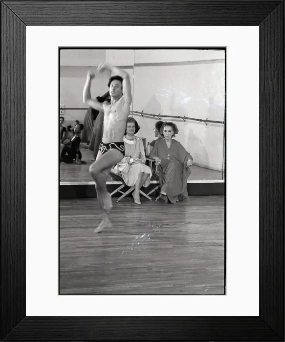 Framed Print : Betty Ford and Martha Graham Watching Martha Delamo Framed Print : Betty Ford and Martha Graham Watching Martha Delamo