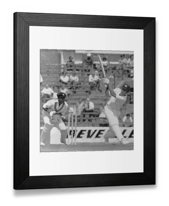 Framed Print : A. Turner Making a Swing in World Cup Event Framed Print : A. Turner Making a Swing in World Cup Event
