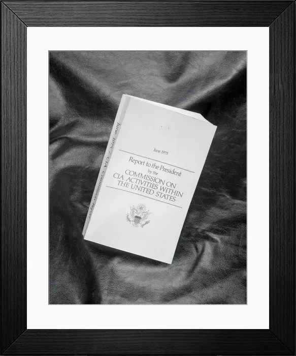 Framed Print : Book of C.I.A Activities Framed Print : Book of C.I.A Activities