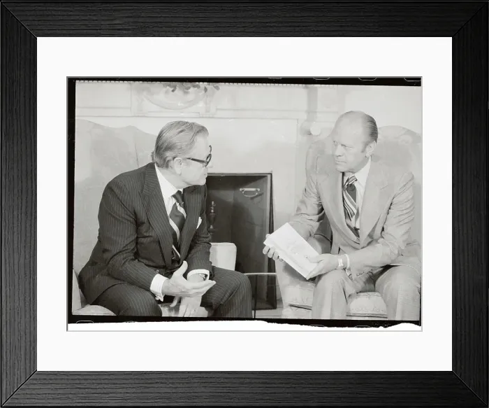 Framed Print : President Nelson Rockefeller and President Gerald Ford Framed Print : President Nelson Rockefeller and President Gerald Ford