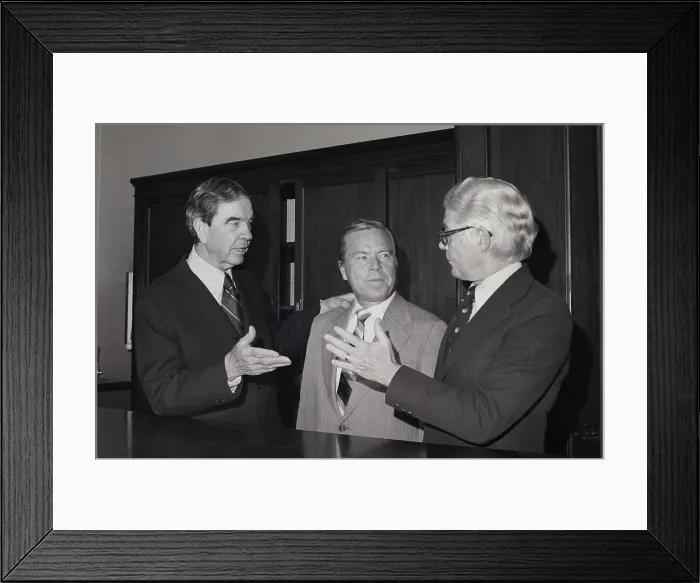 Framed Print : Members Of The House Discuss The Vote Framed Print : Members Of The House Discuss The Vote