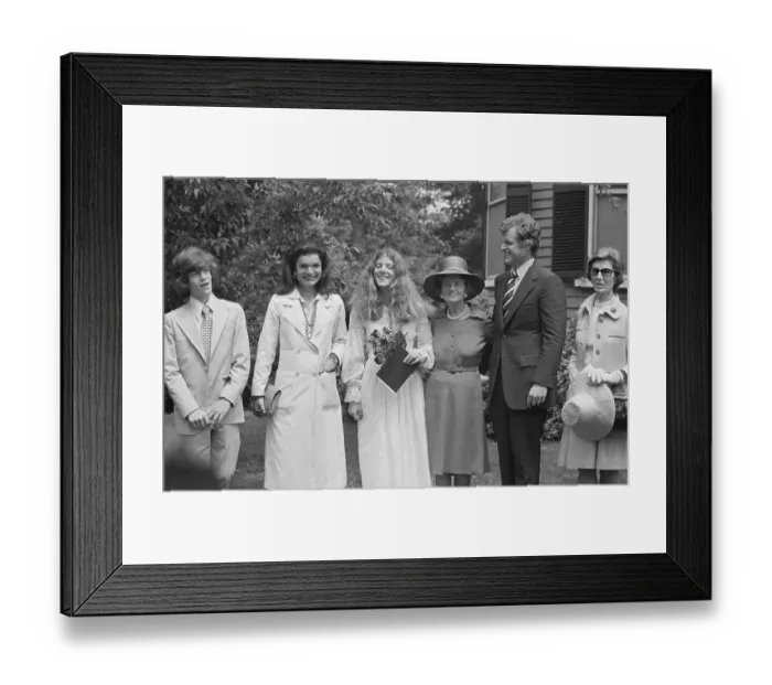 Framed Print : Caroline Kennedy's High School Graduation Framed Print : Caroline Kennedy's High School Graduation