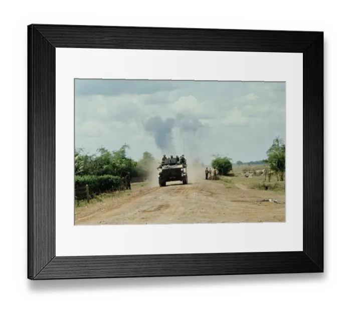 Framed Print : Tanks In South Vietnam Framed Print : Tanks In South Vietnam