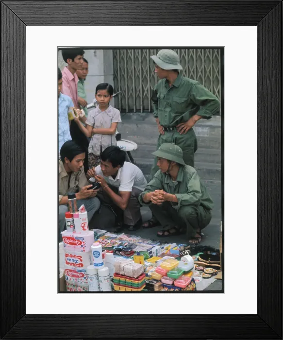 Framed Print : PRG Troops Shopping at Black Market Framed Print : PRG Troops Shopping at Black Market