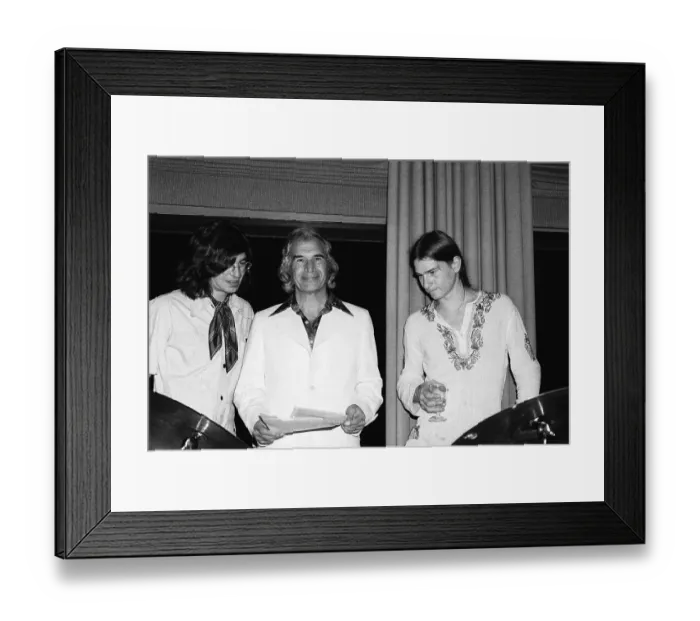 Framed Print : Jazz Pianist Dave Brubeck With Two Sons Framed Print : Jazz Pianist Dave Brubeck With Two Sons