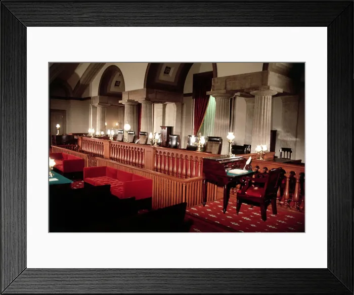 Framed Print : Supreme Court Without Occupants Framed Print : Supreme Court Without Occupants