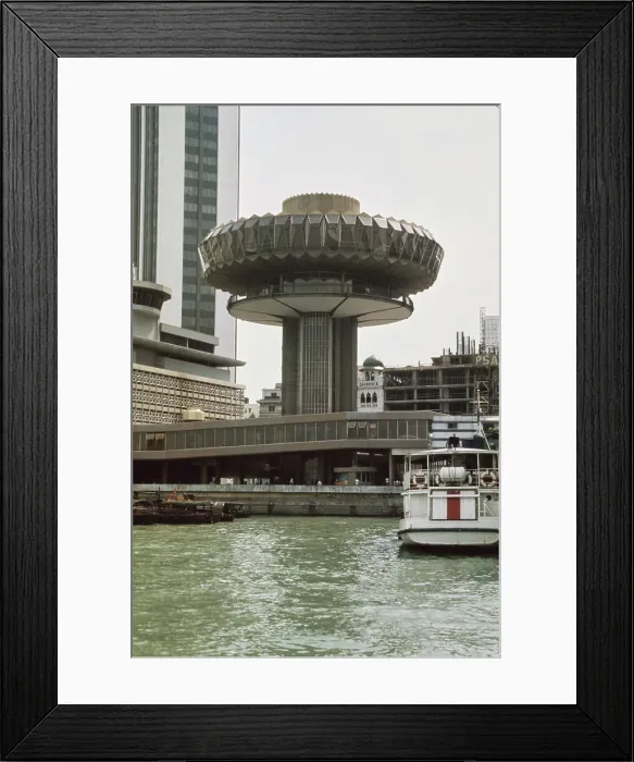 Framed Print : Change Alley Aerial Plaza Framed Print : Change Alley Aerial Plaza