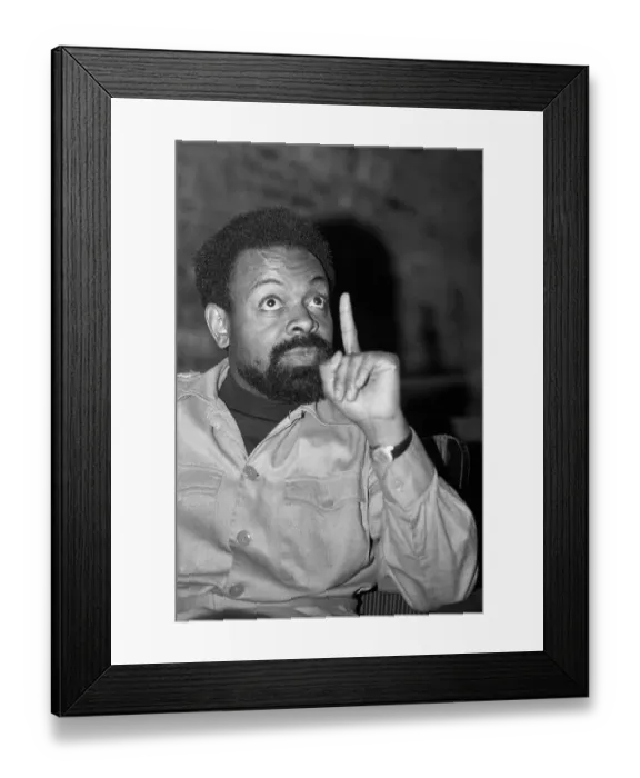 Framed Print : Director & Playwright Amiri Baraka