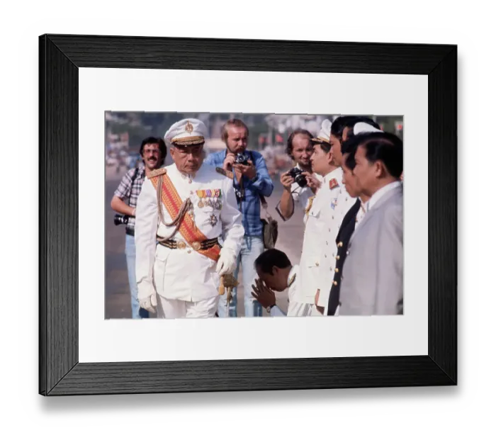 Framed Print : King Savang Vatthana of Laos