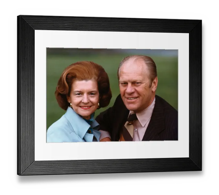 Framed Print : President and First Lady Gerald and Betty Ford