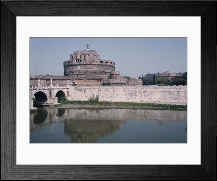 Framed Print : Ponte Sant'Angelo And Castel Sant'Angelo, Rome Framed Print : Ponte Sant'Angelo And Castel Sant'Angelo, Rome