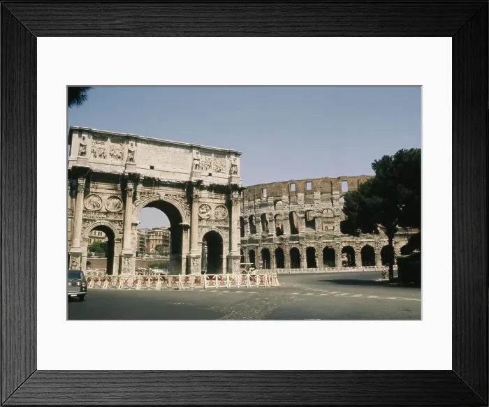 Framed Print : Arch Of Constantine And Colosseum Framed Print : Arch Of Constantine And Colosseum