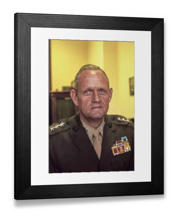 Framed Print : Lieutenant General Louis Wilson