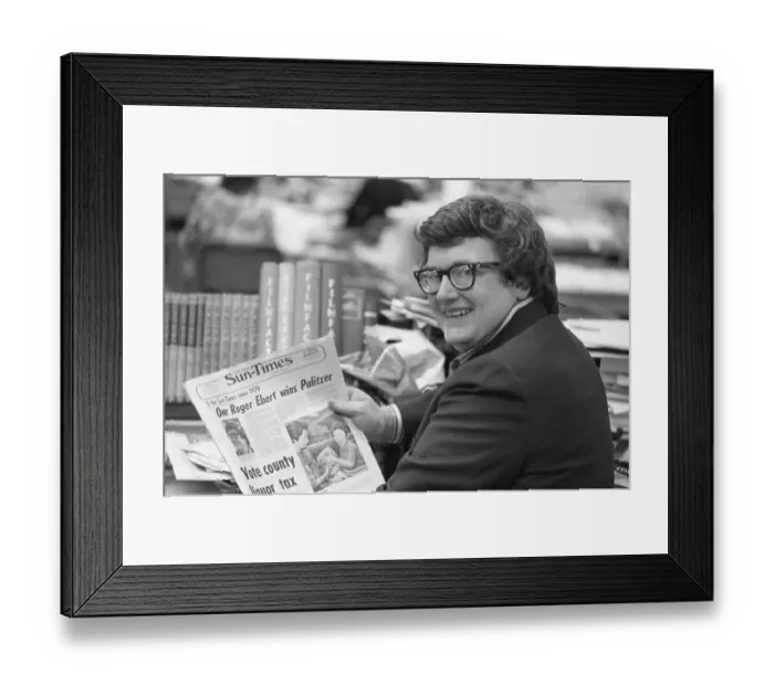 Framed Print : Roger Ebert Framed Print : Roger Ebert