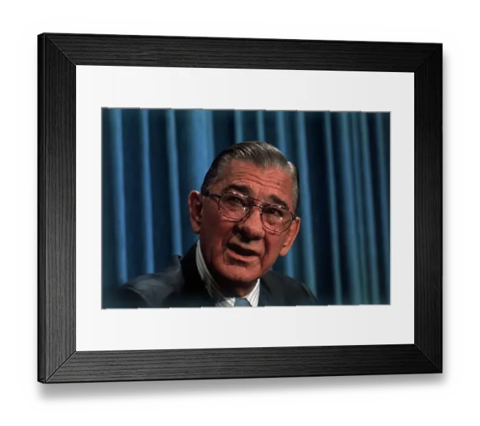 Framed Print : Wilbur Mills at the Podium Framed Print : Wilbur Mills at the Podium