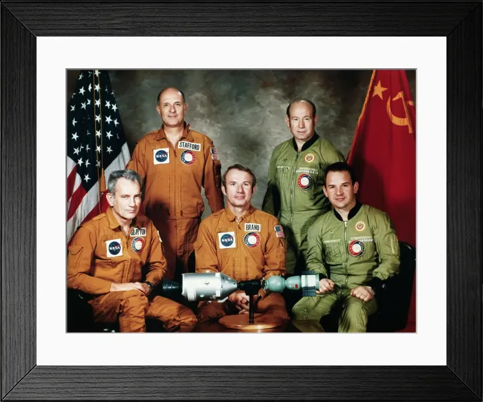 Framed Print : Portrait of Astronauts and Cosmonauts