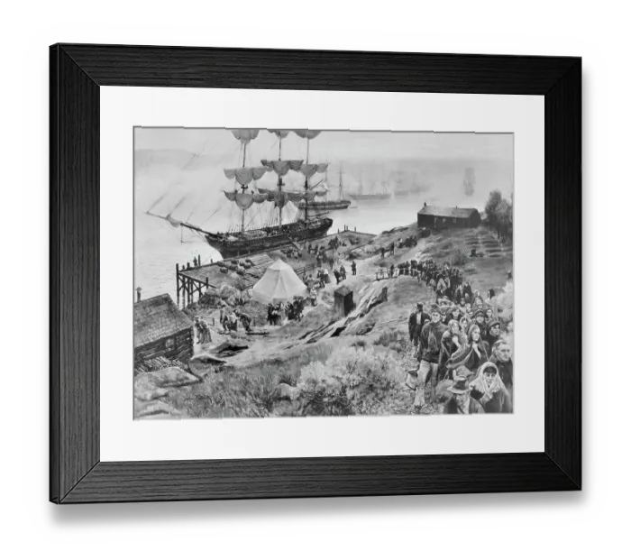 Framed Print : The Famished by John Falter Framed Print : The Famished by John Falter
