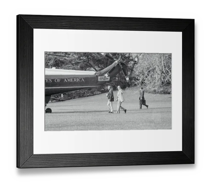 Framed Print : President Ford Waving Framed Print : President Ford Waving