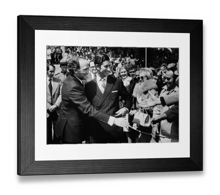 Framed Print : Prince Charles In Canada Framed Print : Prince Charles In Canada