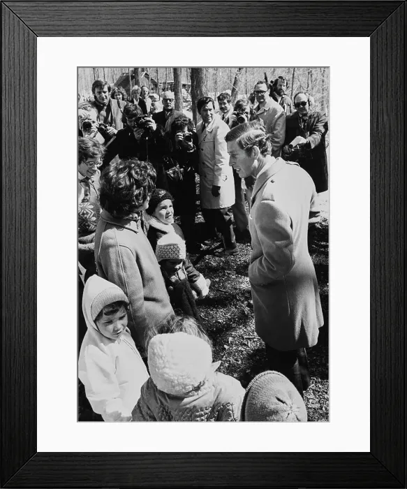 Framed Print : Prince Charles In Canada Framed Print : Prince Charles In Canada