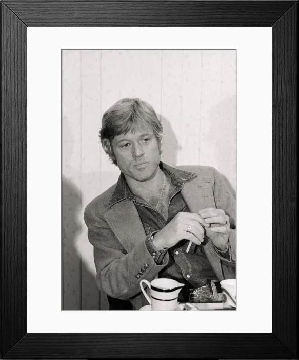 Framed Print : Robert Redford Emphasizes A Point Framed Print : Robert Redford Emphasizes A Point