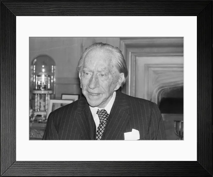 Framed Print : Portrait of J.Paul Getty Framed Print : Portrait of J.Paul Getty