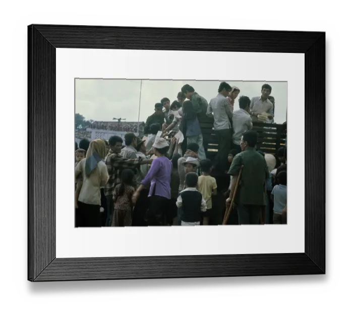 Framed Print : Refugees In Vung Tau, Vietnam Framed Print : Refugees In Vung Tau, Vietnam