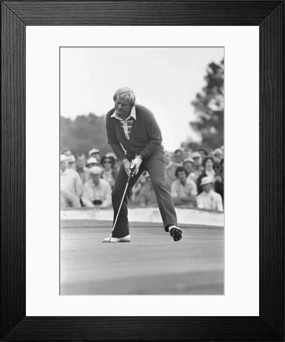 Framed Print : Portrait of Jack Nicklaus Framed Print : Portrait of Jack Nicklaus