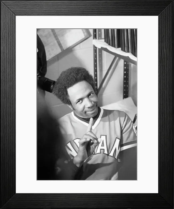 Framed Print : Frank Robinson After First Win as Manager