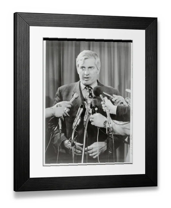 Framed Print : Finance Minister John Turner Framed Print : Finance Minister John Turner