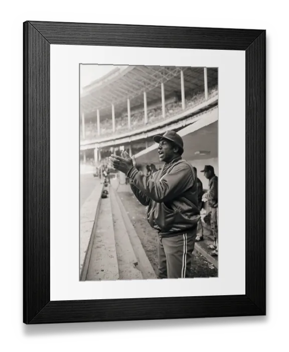 Framed Print : Frank Robinson in Dugout Framed Print : Frank Robinson in Dugout