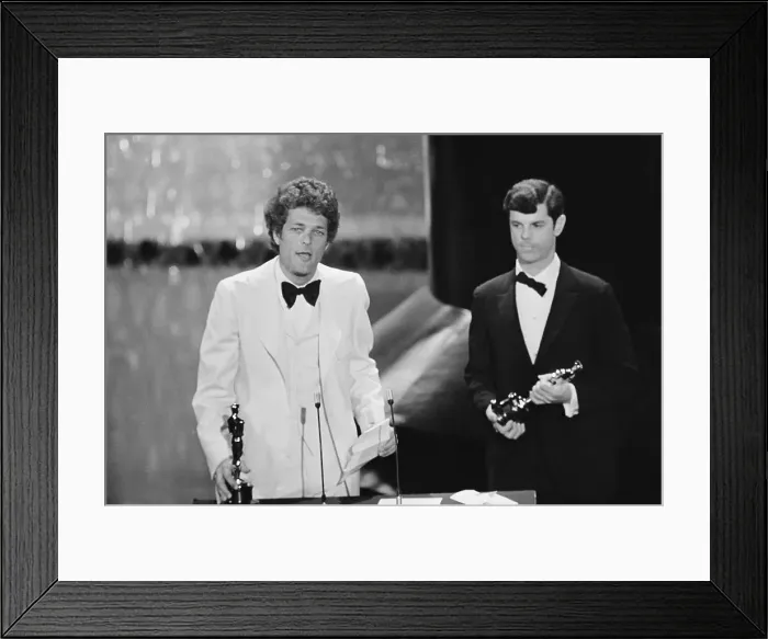 Framed Print : Bert Schneider Giving Acceptance Speech During Academy Awards Framed Print : Bert Schneider Giving Acceptance Speech During Academy Awards