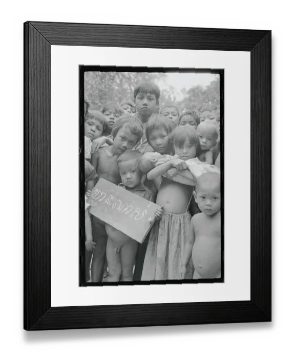 Framed Print : Children Posing Framed Print : Children Posing