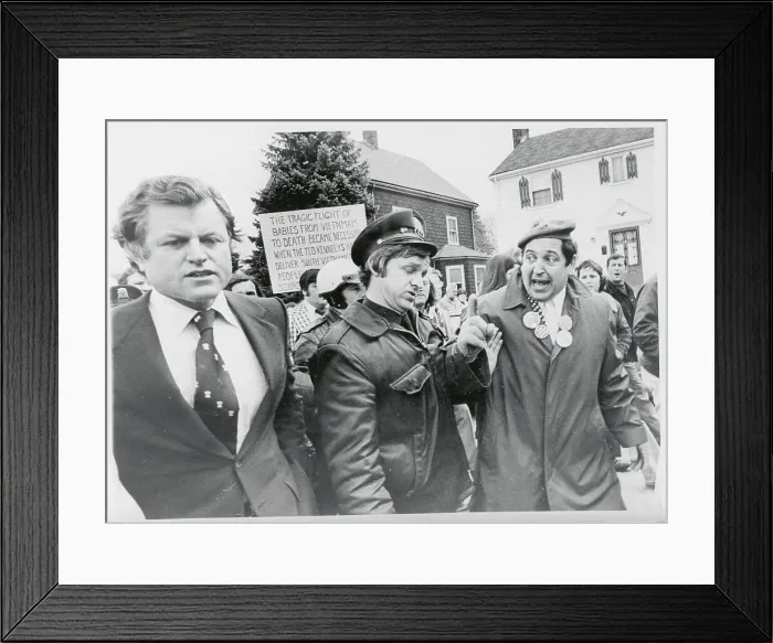 Framed Print : Police Escorting Edward M. Kennedy Framed Print : Police Escorting Edward M. Kennedy