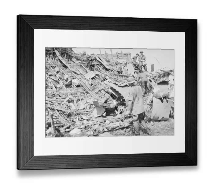Framed Print : Cargo Plane Wreckage Framed Print : Cargo Plane Wreckage