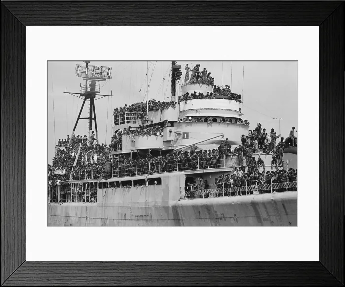 Framed Print : South Vietnamese Marines Aboard the Pioneer Commander Framed Print : South Vietnamese Marines Aboard the Pioneer Commander
