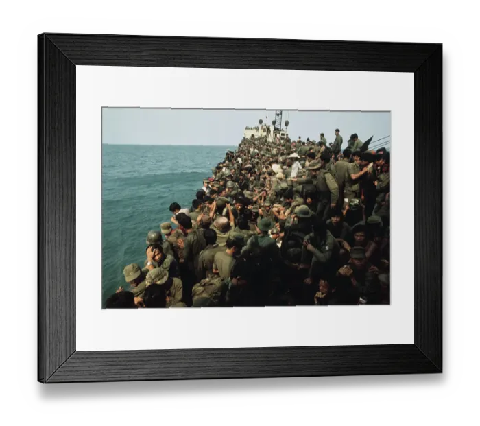 Framed Print : Evacuation Of Hue, South Vietnam Framed Print : Evacuation Of Hue, South Vietnam