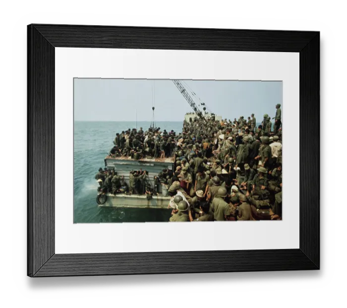 Framed Print : Evacuation Of Hue, South Vietnam Framed Print : Evacuation Of Hue, South Vietnam