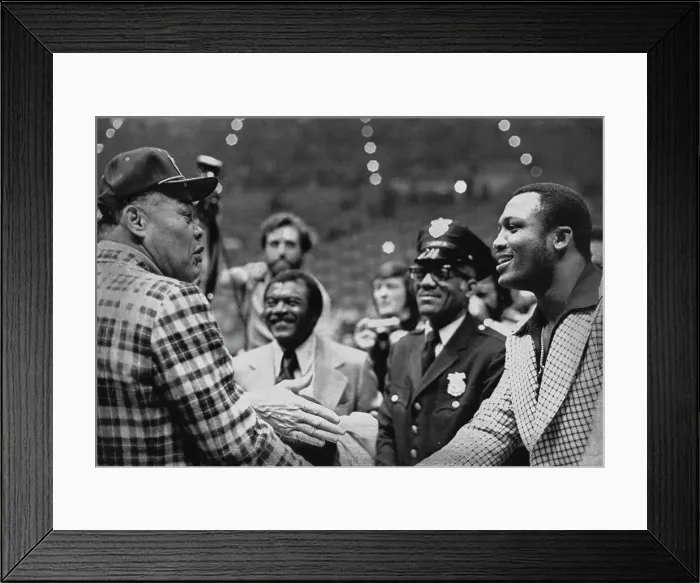 Framed Print : Joe Louis And Joe Frazier Framed Print : Joe Louis And Joe Frazier