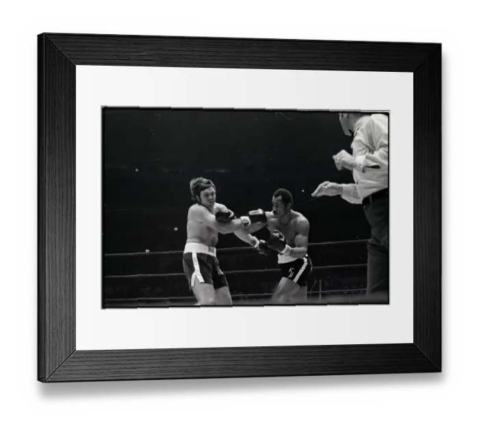 Framed Print : Ken Norton Just Punched Opponent In Head Framed Print : Ken Norton Just Punched Opponent In Head