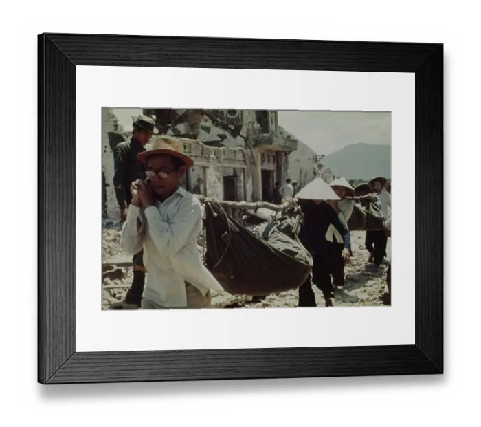 Framed Print : Refugees In South Vietnam Framed Print : Refugees In South Vietnam