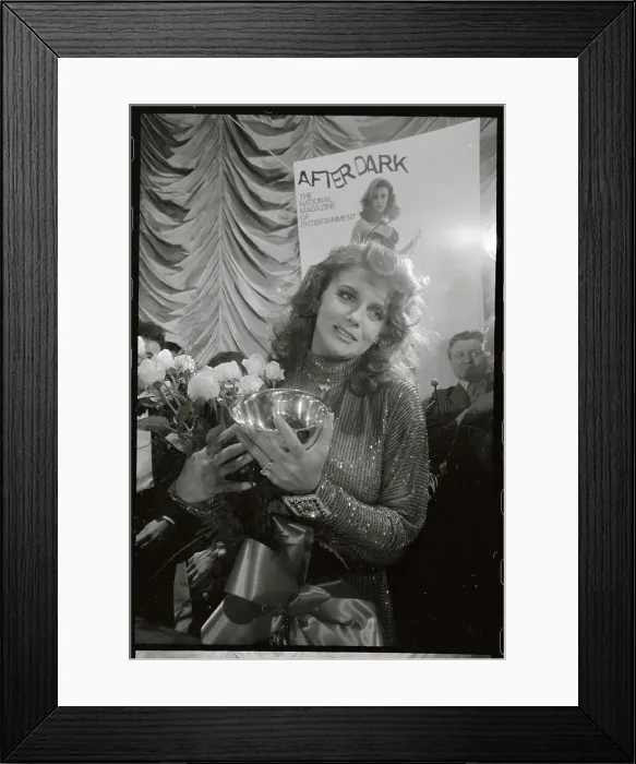 Framed Print : Ann-Margret Holding the Ruby Award Framed Print : Ann-Margret Holding the Ruby Award