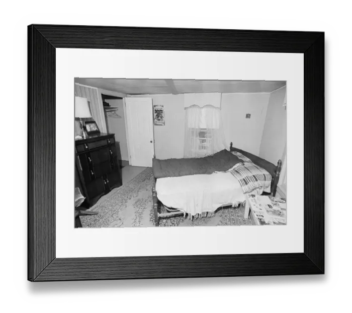 Framed Print : One Of Three Bedrooms Used As A Hideout Framed Print : One Of Three Bedrooms Used As A Hideout
