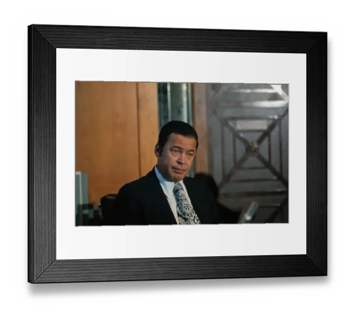 Framed Print : Edward Brooke at His Desk Framed Print : Edward Brooke at His Desk