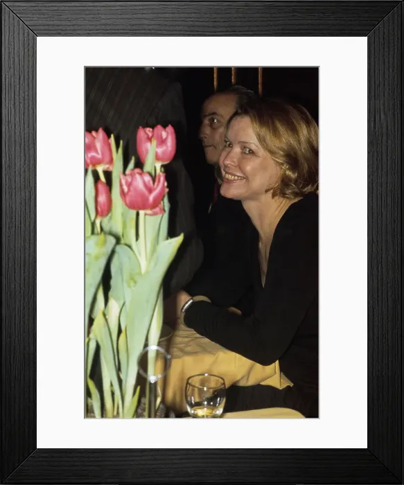 Framed Print : Ellen Burstyn With Tulips