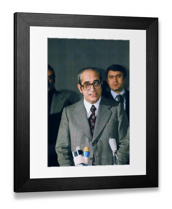 Framed Print : Francisco Costa Gomes Speaking at Press Conference Framed Print : Francisco Costa Gomes Speaking at Press Conference