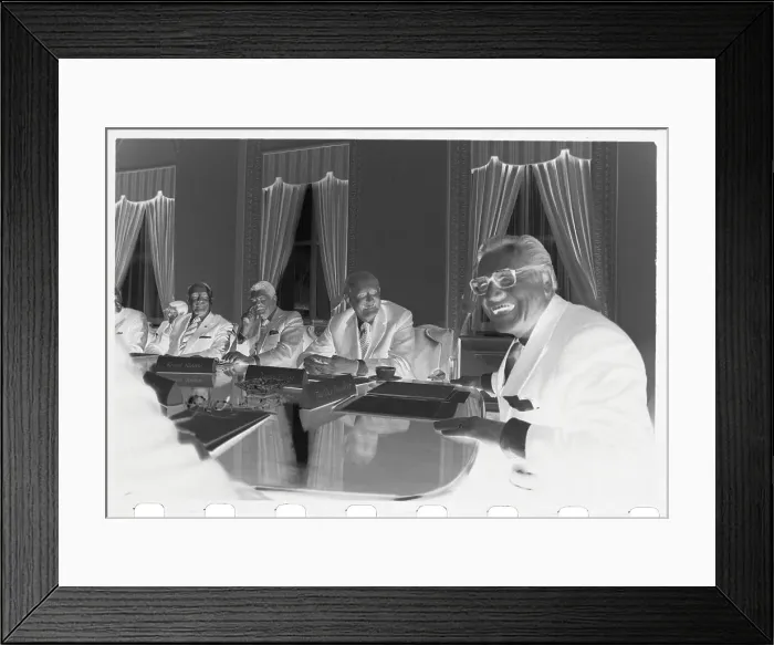 Framed Print : Nelson Rockefeller Laughing Framed Print : Nelson Rockefeller Laughing